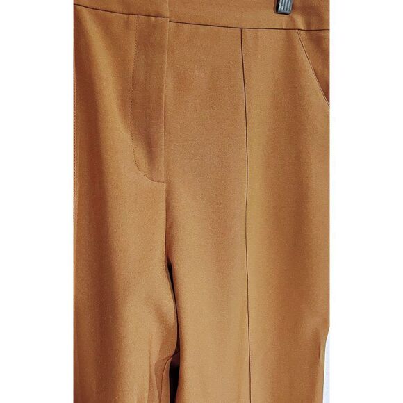 ASOS Design Caramel Structured Flare Dress Pants - Picture 3 of 5